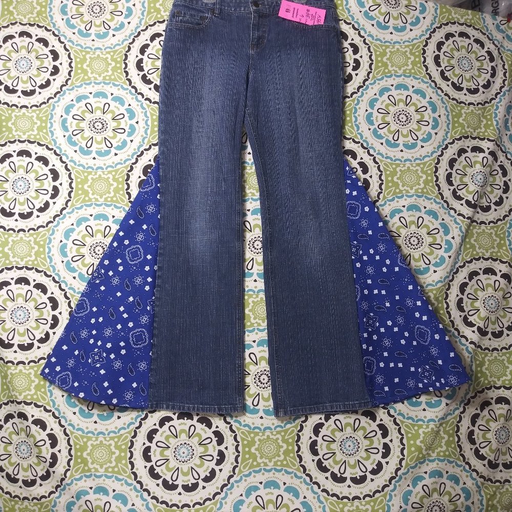 1954 Jeaniemade Size 6 Ann Taylor Loft Bell-Bottoms